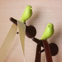 Qualy Sparrow Hook Kapstokhaken (Set Van 2) - Bruin/Groen