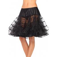 Leg Avenue Lange zwarte petticoat voor dames