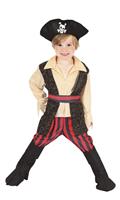 Piraat Rocco piraten kostuum voor kind (3-4 jaar)