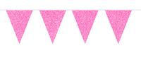 EzyDog Vlaggenlijn glitter roze