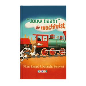 YourSurprise Boek met naam - Daan de machinist (Softcover)