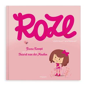 YourSurprise Boek met naam - ROZE - Hardcover