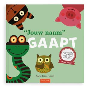 YourSurprise Boek met naam - Iedereen gaapt - flapjesboek