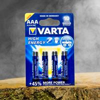 AAA Batterijen Varta High Energy, 4 stuks in blister