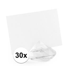 30x Kaarthouders standaards diamant