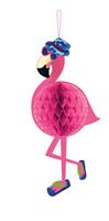 Honeycomb decoratie Flamingo