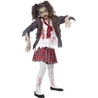 Smiffys Zombie schoolmeisje kostuum voor meisjes