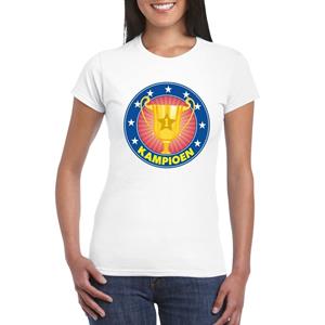 Shoppartners Wit kampioen shirt voor dames