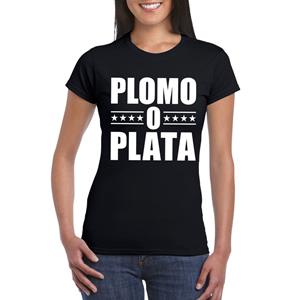 Shoppartners Zwart plomo o plata shirt voor dames