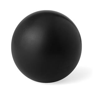 Zwarte anti stressbal 6 cm Zwart