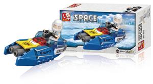 Sluban Bouwstenen Space Serie Space Jet Bouwstenen Space Serie Space Jet