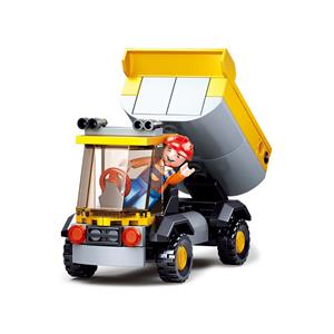 Sluban M38-B0377A Town Serie Kiepwagen 87-delig