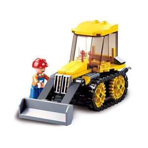 M38-B0377D Town Serie Bulldozer 132-delig