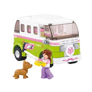 Sluban Bouwstenen Girls Dream Serie Camper Bouwstenen Girls Dream Serie Camper