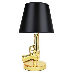 Geeek Tafellamp Beretta 9mm Gun Lamp Goud