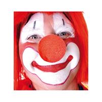 10x stuks rode clowns neus/neuzen foam Rood