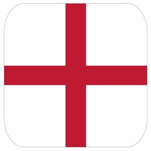 Fun & Feest party gadgets Bierviltjes Engelse vlag vierkant 15 st