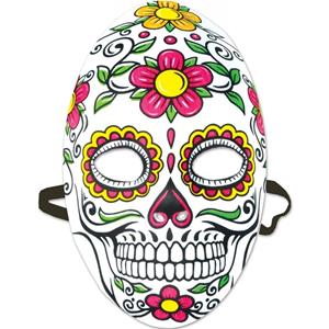 Halloween - Day of the Dead sugarskull Halloween gezichtsmasker voor dames