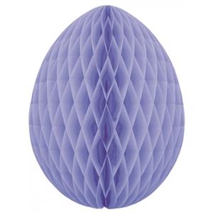 Decoratie paasei lila 20 cm Multi