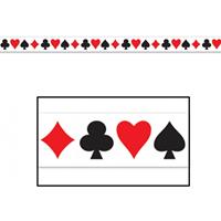 Casino markeerlint kaartspel 6 meter Multi