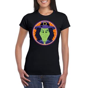 Shoppartners Halloween - Halloween heks t-shirt zwart dames Zwart