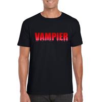 Shoppartners Halloween - Halloween vampier tekst t-shirt zwart heren Zwart