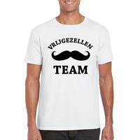 Shoppartners Vrijgezellenfeest Team t-shirt wit heren Wit