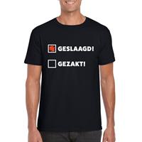 Shoppartners Geslaagd/ gezakt t-shirt zwart heren Zwart