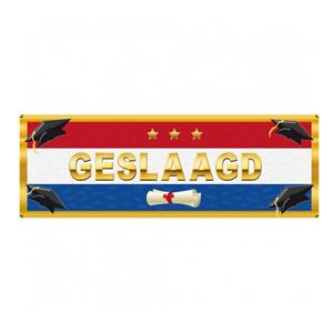 Sticker Geslaagd Multi