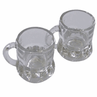 Oktoberfest - Shotglas bierpul met handvat 2cl Multi