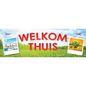 Shoppartners Welkom thuis sticker Multi