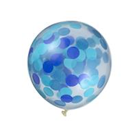 HEMA 6-pak Confetti Ballonnen (blauw)