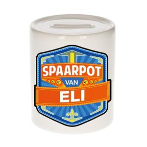 Kinder spaarpot voor Eli - keramiek - naam spaarpotten