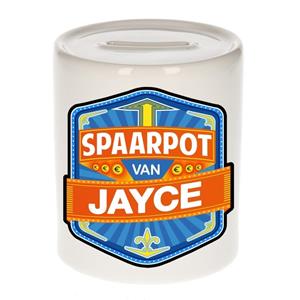 Kinder spaarpot voor Jayce - keramiek - naam spaarpotten