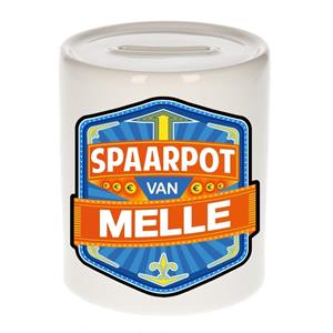 Kinder spaarpot voor Melle - keramiek - naam spaarpotten