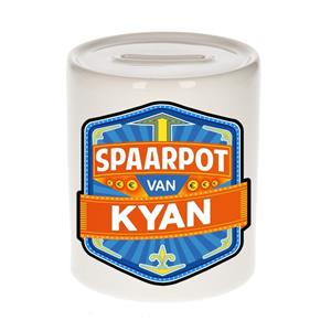 Kinder spaarpot voor Kyan - keramiek - naam spaarpotten