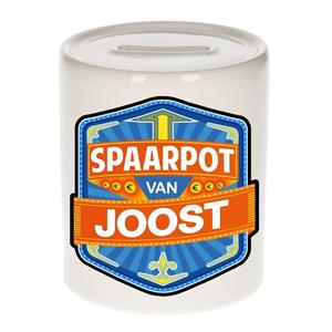 Kinder spaarpot voor Joost - keramiek - naam spaarpotten