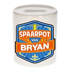 Kinder spaarpot voor Bryan - keramiek - naam spaarpotten