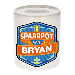 Kinder spaarpot voor Bryan - keramiek - naam spaarpotten