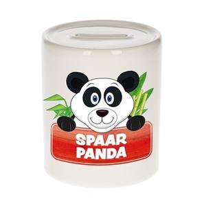 Kinder spaarpot met spaar panda opdruk - keramiek - panda spaarpotten