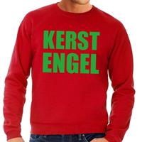 Shoppartners Foute kersttrui Kerst Engel rood voor heren