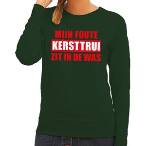Shoppartners Foute kersttrui in de was groen voor dames