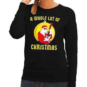 Shoppartners Foute kersttrui zwart A Whole Lot of Christmas voor dames