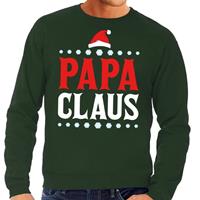 Shoppartners Foute kersttrui groen Papa Claus voor heren