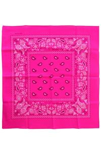 Bandana fluor roze