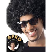 St. Afro schwarze Perücke