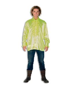 Coppens Ruche Blouse Neon Geel