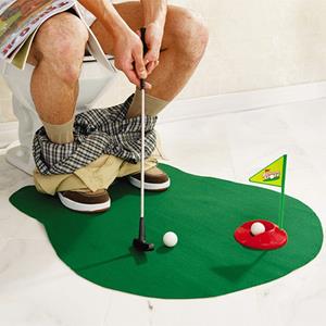 Toilet Golf - Complete WC Golf Set - Potty Putter