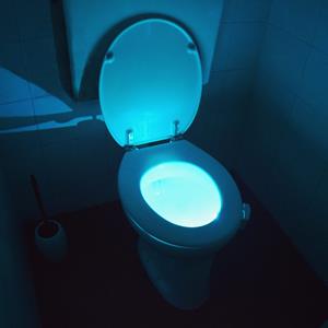 Toilet Led Light - Met Bewegingssensor - 8 Verschillende Kleuren - Toiletpotverlichting