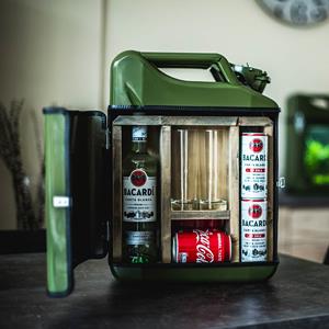 Designed by Man Jerrycan Bar - Sterke Drank - Groen